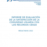 CESGA User Satisfaction Report 2022