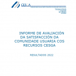 CESGA Informe Satisfacción Usuarios 2022