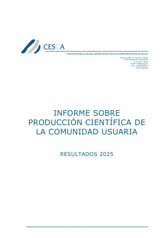 informe-produccion-usuarios-2025ESP CESGA Scientific Production Report 2025