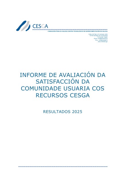 informe-satisfaccion-usuarios-2025GAL CESGA Informe Satisfacción Usuarios 2025