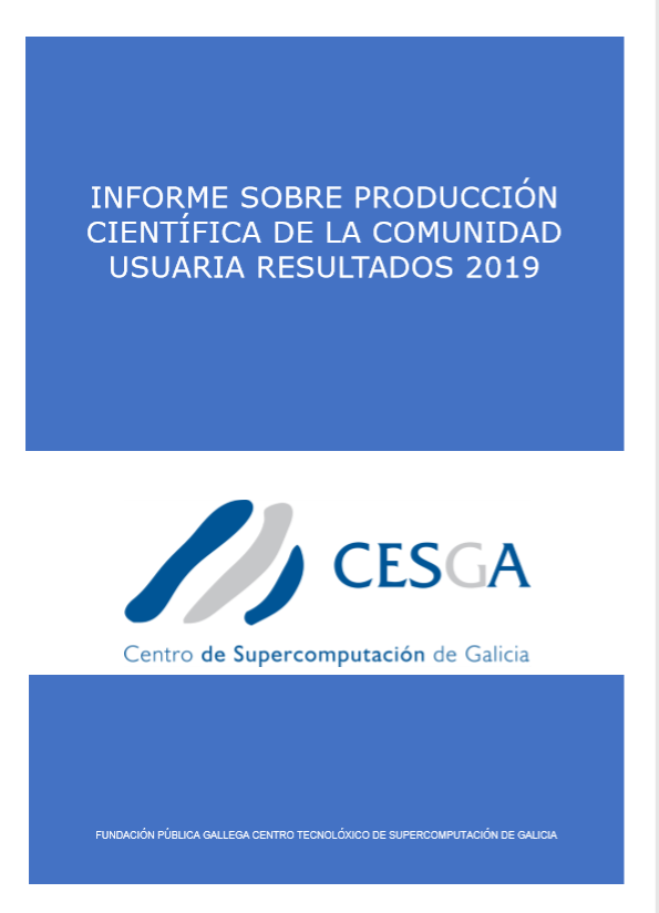 CESGA Scientific Production Report 2019